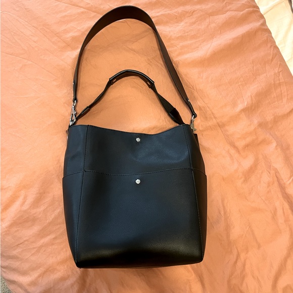 GAP Bags Gap Faux Leather Bucket Bag Poshmark